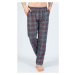 Pánské pyžamové kalhoty Vienetta Secret Matěj | šedá