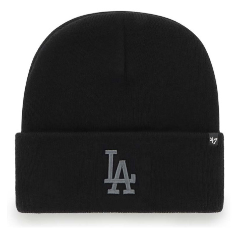 Čepice 47brand Mlb Los Angeles Dodgers černá barva, 47 Brand