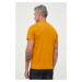 Bavlněné tričko Pepe Jeans Westend žlutá barva, s potiskem