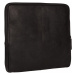 Kožený obal na notebook 13,3" Burkely Lenok - černá