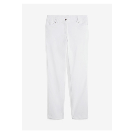 Bengalínové strečové kalhoty s pohodlným pasem, Straight Bonprix