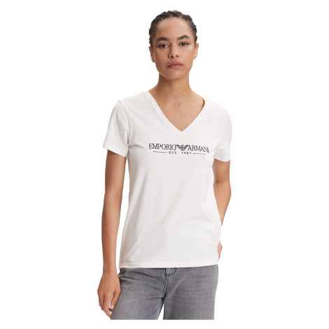 Emporio Armani EW000409 AF10881 Dámské tričko bílé