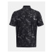 Černé pánské vzorované sportovní polo tričko Under Armour UA Iso-Chill Edge Polo