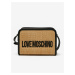 Světle hnědá dámská crossbody kabelka Love Moschino