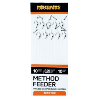 Mikbaits method feeder návazce se zapichovacím hrotem 10ks - velikost 10
