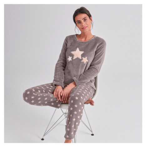 Fleecové pyžamo hebké na dotek s motivem hvězd Blancheporte