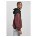 Pánská mikina // Urban classics Upper Block Hoody cherry/blk