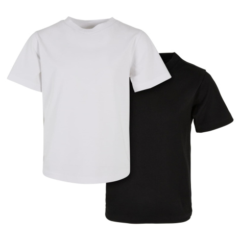Chlapecké organické základní tričko 2-balení bílá/černá Urban Classics