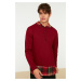 Trendyol Claret Red Men's Regular/Real Fit Sweatshirt