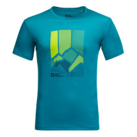 Jack Wolfskin Pánské funkční tričko Peak Graphic T M, everest blue