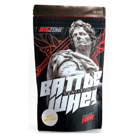 Big Zone Battle Whey 1000g - jahodové mléko