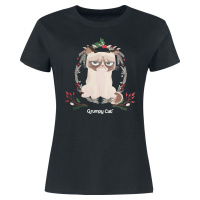 Grumpy Cat Grumpy Christmas Dámské tričko černá