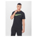 Nike Sportswear Tričko svítivě zelená / černá / béžová