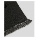 Šála karl lagerfeld k/essential knit scarf černá