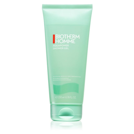 Biotherm Homme Aquapower sprchový gel na tělo a vlasy pro hloubkové čištění pro muže 200 ml