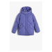 Koton Girl's Lilac Coat