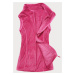 Růžová plyšová dámská vesta (HH003-51)