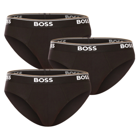 3PACK pánské slipy BOSS černé (50475273 001) Hugo Boss