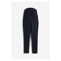 H & M - MAMA Elegantní kalhoty - modrá