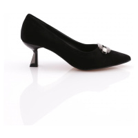 DGN 646 Women's Short Heeled Heeled Shoes