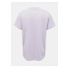 Světle fialové volné tričko VERO MODA Obenta