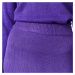 Blancheporte Jednobarevná pletená sukně, kašmírová na dotek fialová