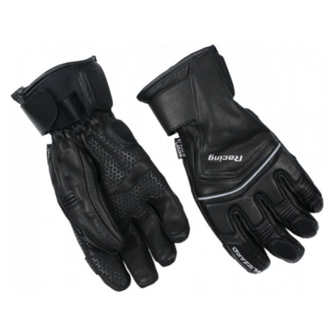 BLIZZARD-Racing Leather ski gloves, black/silver Černá