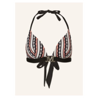 Max Mara Beachwear Trojúhelníkový Horní Díl Bikin Arlette krémová/ černá/ růžová