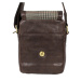 Sendi Design Pánská kožená taška přes rameno NERO hnědá