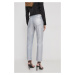 Džíny Pepe Jeans STRAIGHT JEANS HW SHINE dámské, high waist, PL204600