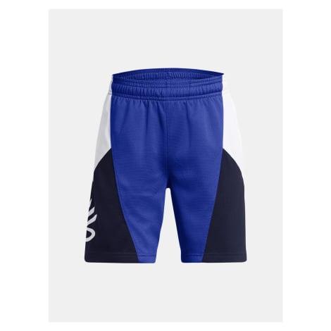 Kraťasy Under Armour Curry Boys Splash Short-BLU