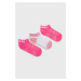 Dětské ponožky Skechers (3-pack) fialová barva