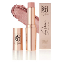 SOSU Cosmetics Krémová tvářenka v tyčince Glow on the go Pink 7 g