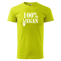 DOBRÝ TRIKO Pánské tričko 100% vegan s bílým potiskem