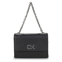 Calvin Klein Jeans RE-LOCK DOUBLE GUSETTBAG_JCQ Černá