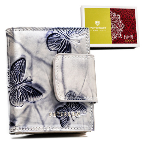 Dámská peněženka vertikální orientace z přírodní kůže Peterson