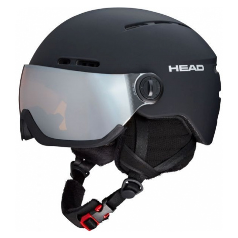 Head KNIGHT Pánská lyžařská helma, černá, velikost