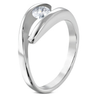Zásnubní prsten chirurgická ocel double ring