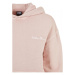 Ladies Small Embroidery Terry Hoody - pink