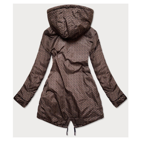 Černo-hnědá oboustranná dámská bunda (W556) MHM