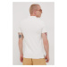 Bavlněné polo tričko Superdry bílá barva, s aplikací