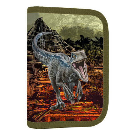 Penál 1patrový 2 klopy prázdný OXY - Jurassic World/Jurský svět Oxybag