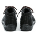 Koma 80 černé pánské nadměrné zimní boty Černá