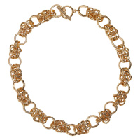 Multiring náhrdelník - zlaté barvy
