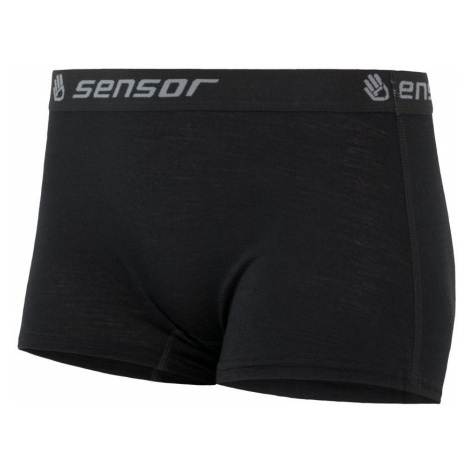 Dámské kalhotky s nohavičkou SENSOR Merino Active černá