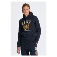 MIKINA GANT CREST SWEAT HOODIE modrá