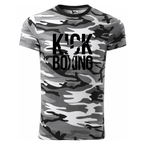 Nápis Kick Boxing - Army CAMOUFLAGE