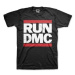 Run DMC Tričko Logo Unisex Black