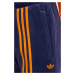 Velurové teplákové kalhoty adidas Originals 70s Velour Track Pant tmavomodrá barva, s aplikací, 