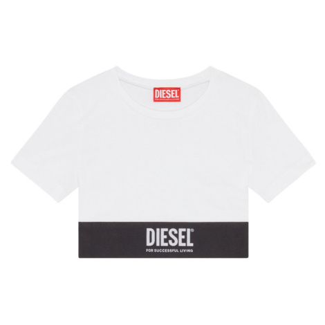 Tričko diesel ltmadlen t-shirts bílá